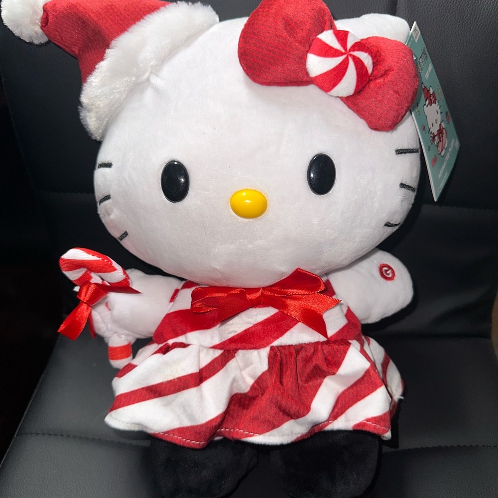 Hello Kitty Red and White Stuffed Animal